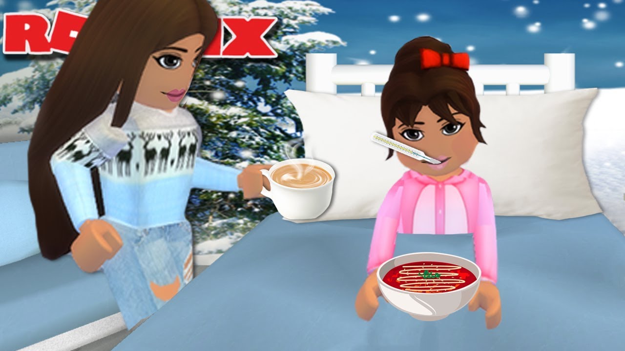 MY DAUGHTER FEELS SICK | Bloxburg Sick Day | Roblox Family