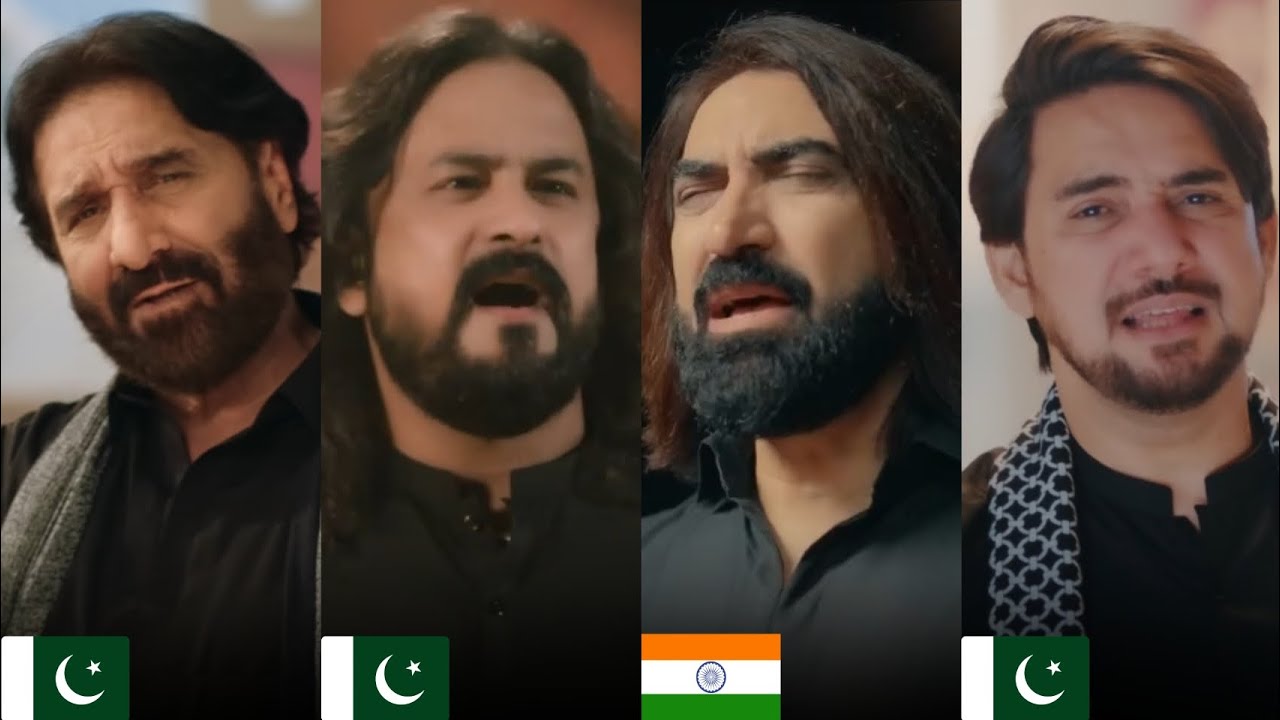 Top 4th Noha 2024 (India vs Pakistan) Mera Imam Hussain, Hussain Shah Jee, Charag E Hussain, Mere Gh