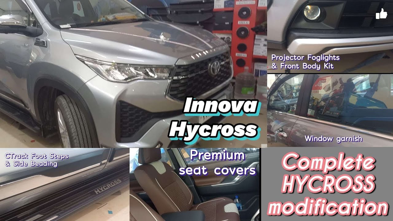Best accessories for Innova Hycross | Complete fitment @ wholesale prices at Konark Car 📞 9845049211