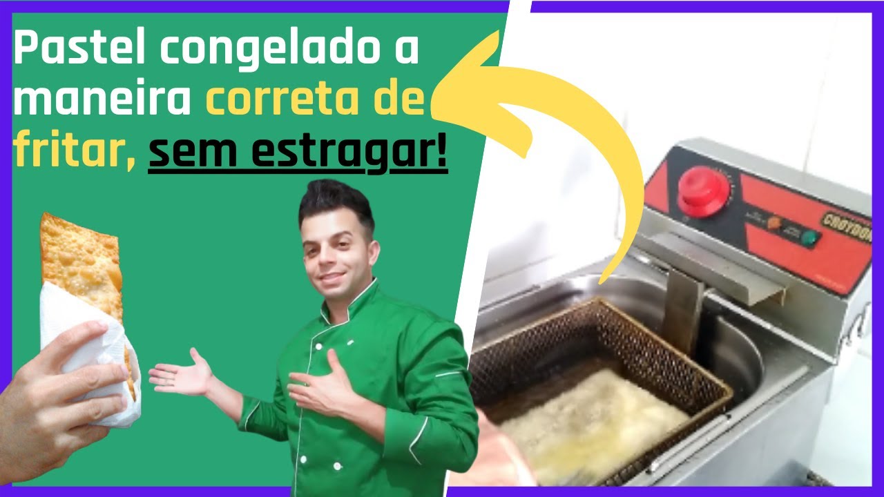 Como Fritar Pastel de Feira f&aacute;cil e R&aacute;pido Mesmo Congelado