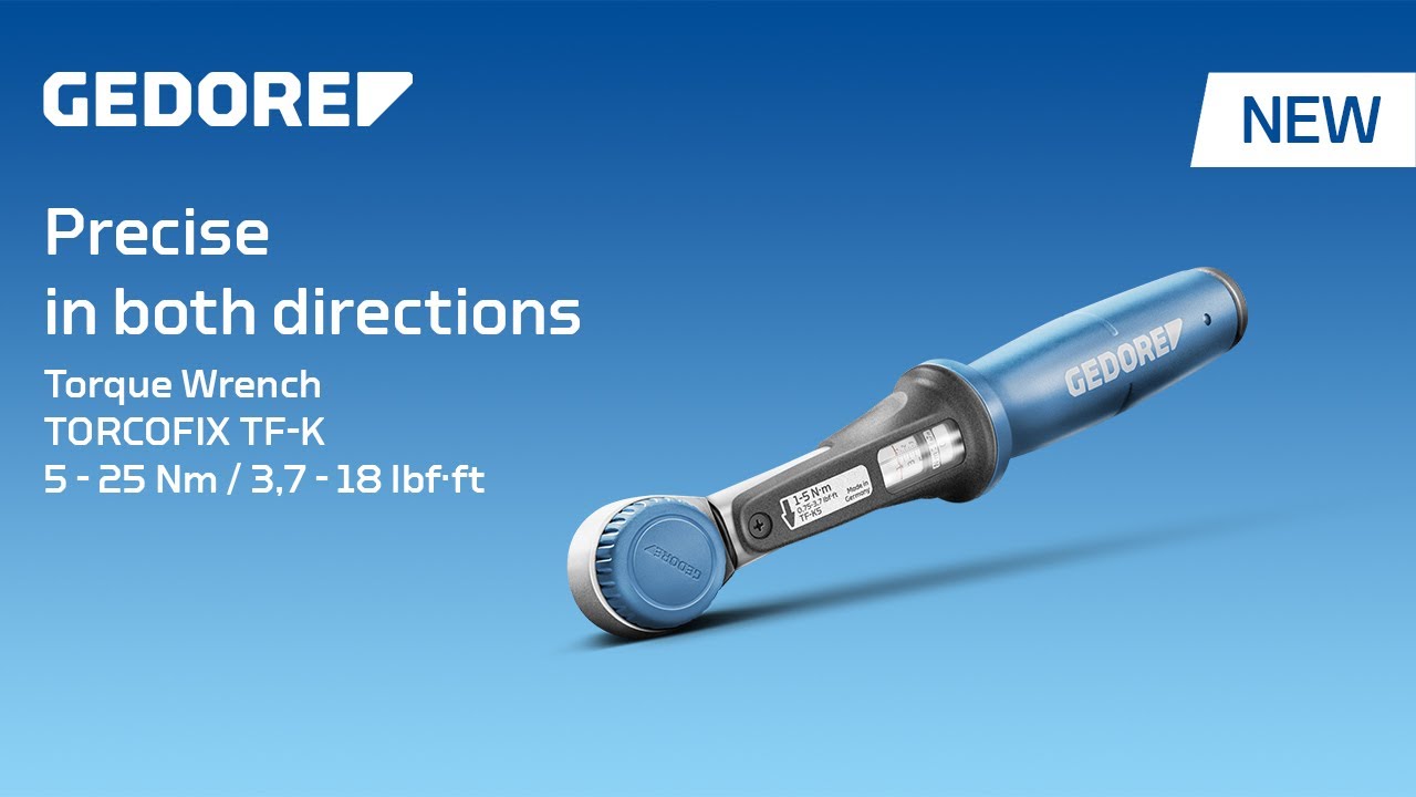 Precise in both directions | TORCOFIX TF-K 5 - 25 Nm from GEDORE