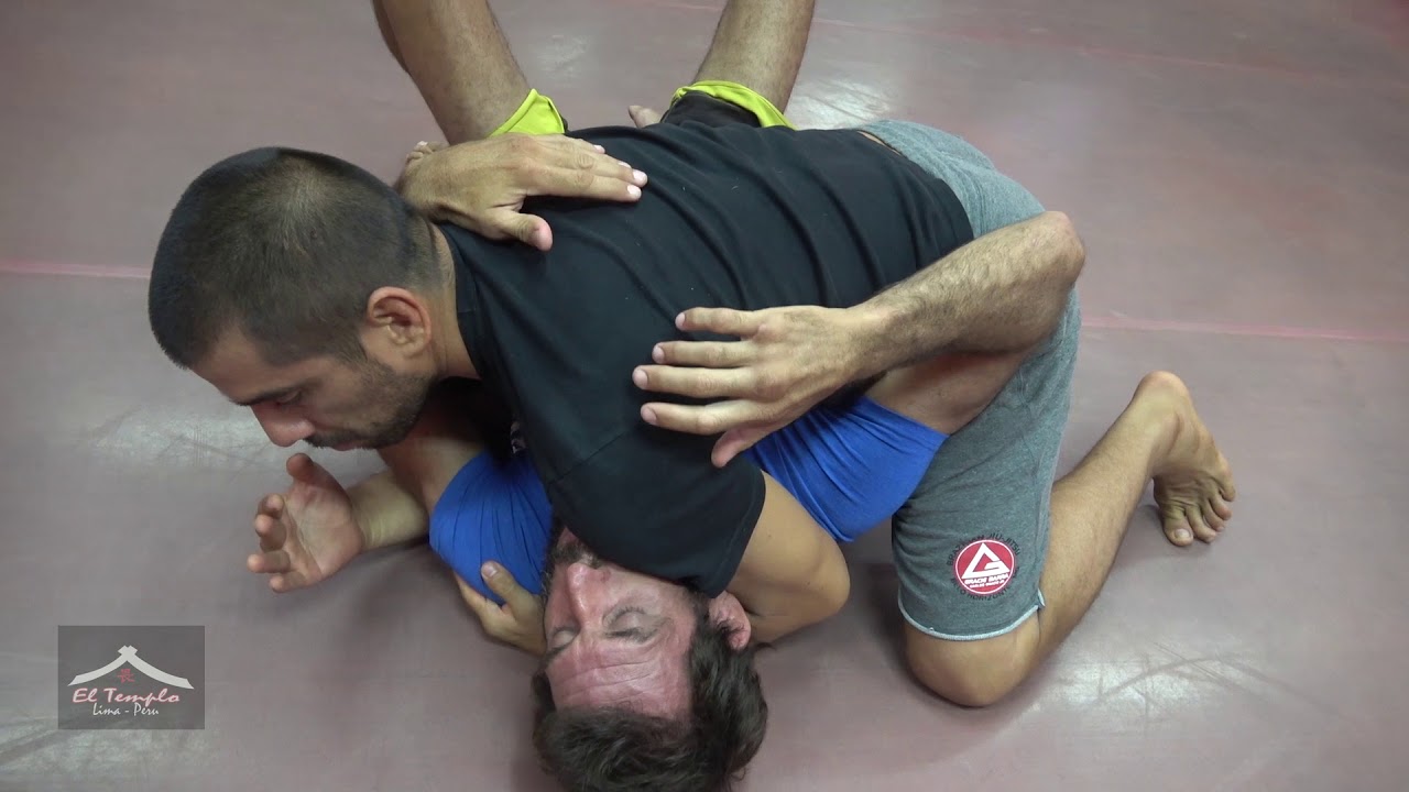 Knee Slice aplicando cross face. Tutorial BJJ. El Templo. Prof. Gabriel Soria.