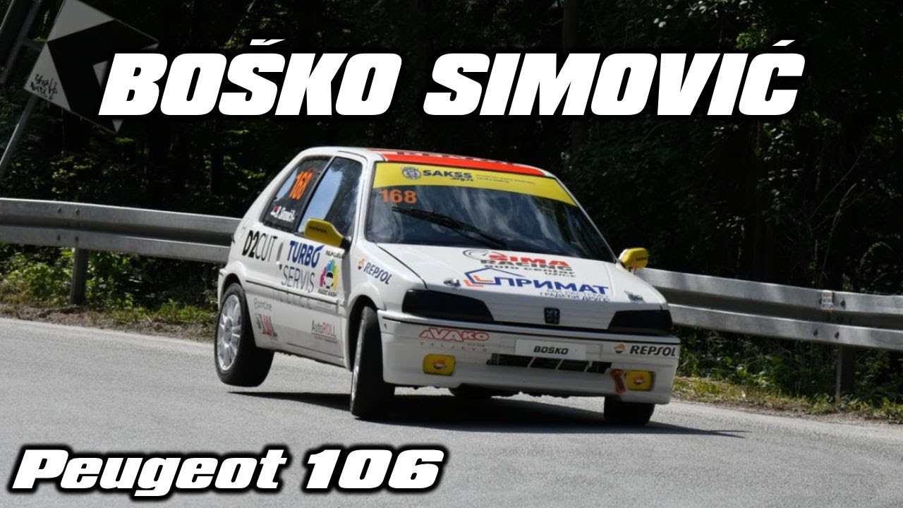 Bosko Simovic - Brdska trka Tara 2025 - Peugeot 106 1.4 XSi