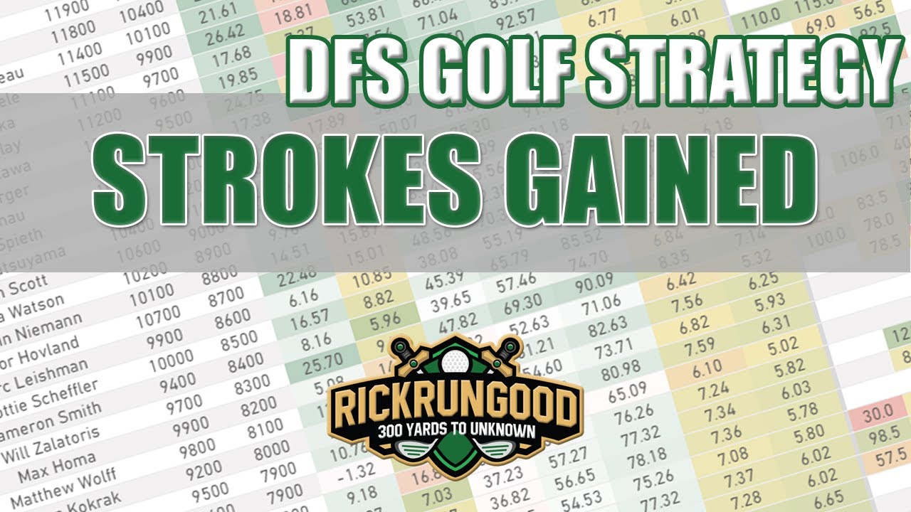 Strokes Gained Explained | Daily Fantasy Sports GOLF STRATEGY