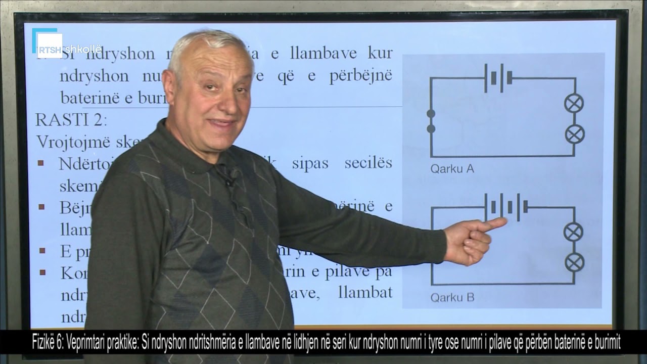 Fizik&euml; 6 - Veprimtari praktike: Si ndryshon ndritshm&euml;ria e llambave