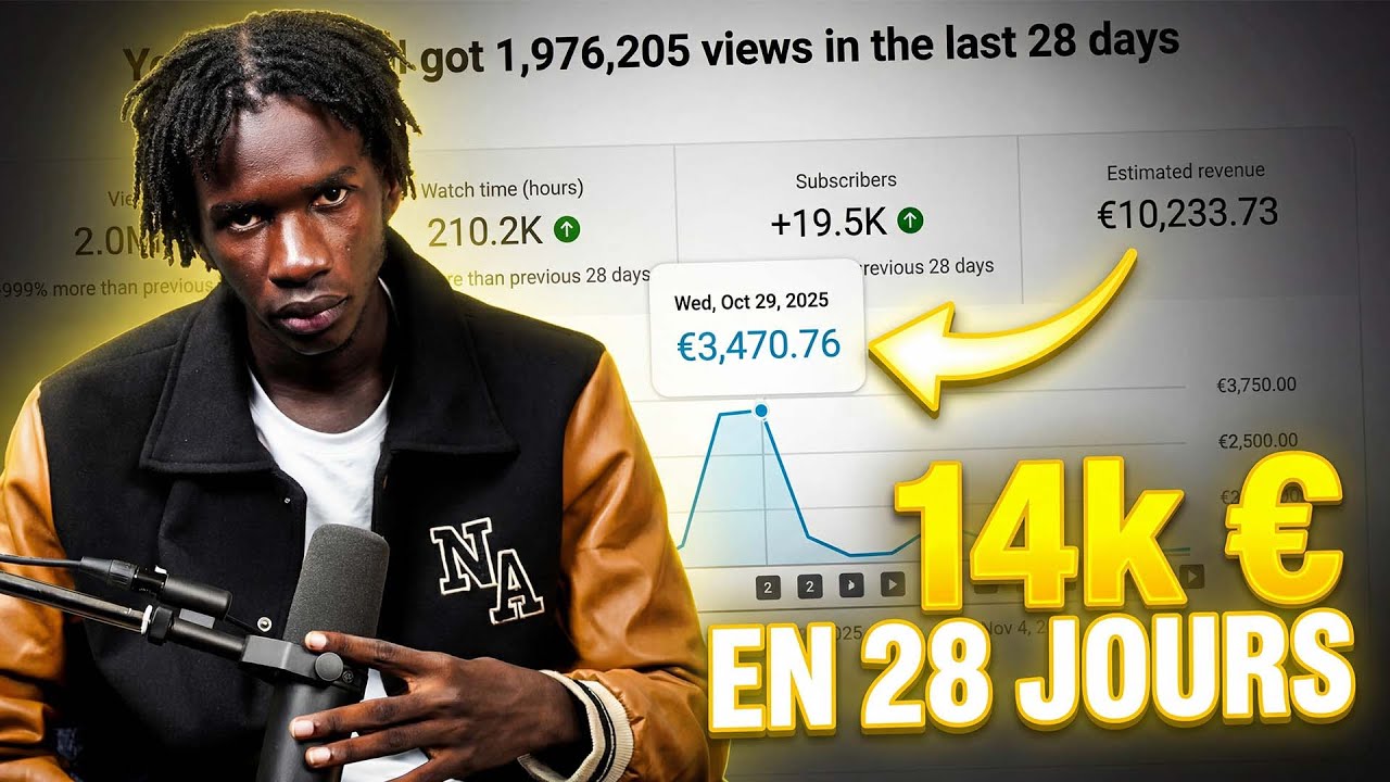 Youtube Expert David Daly Leak Sa Methode &agrave; 14k&euro; Par Mois Avec Une Chaine IA - ALGORITHME 2025