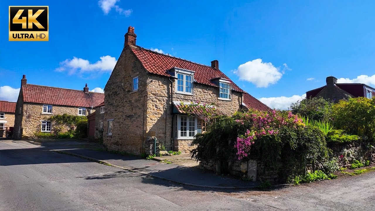 A Beautiful Summer's Day in a Peaceful English Village | EBBERSTON, ENGLAND.