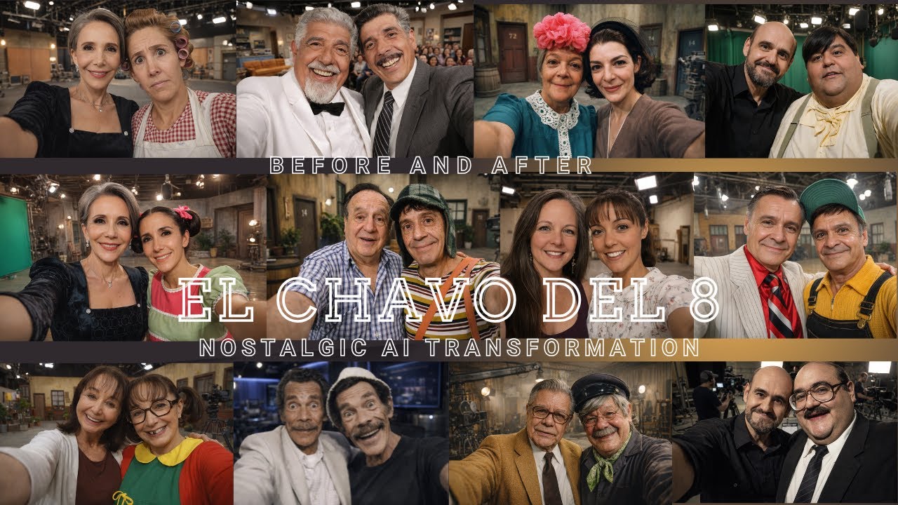 El Chavo Del 8 Cast: Before And After (Nostalgic AI Transformation)