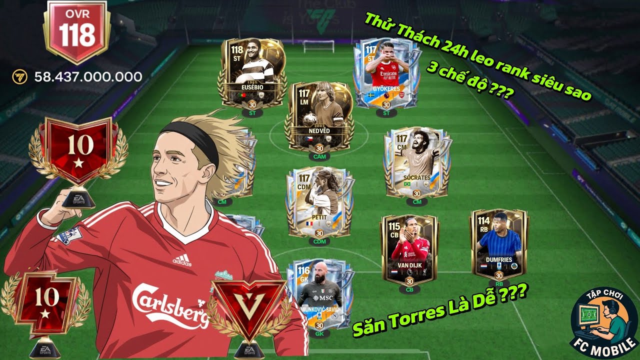Thử Thách Leo Rank Siêu Sao FC Mobile Việt Nam Đầu Mùa Trong 24H ⚡️🔥 | Khó Hay Dễ ???