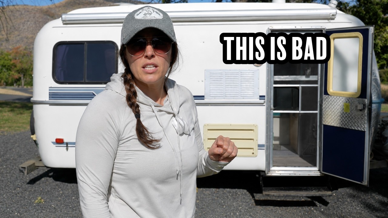 My FIRST Night in My TINY CAMPER 