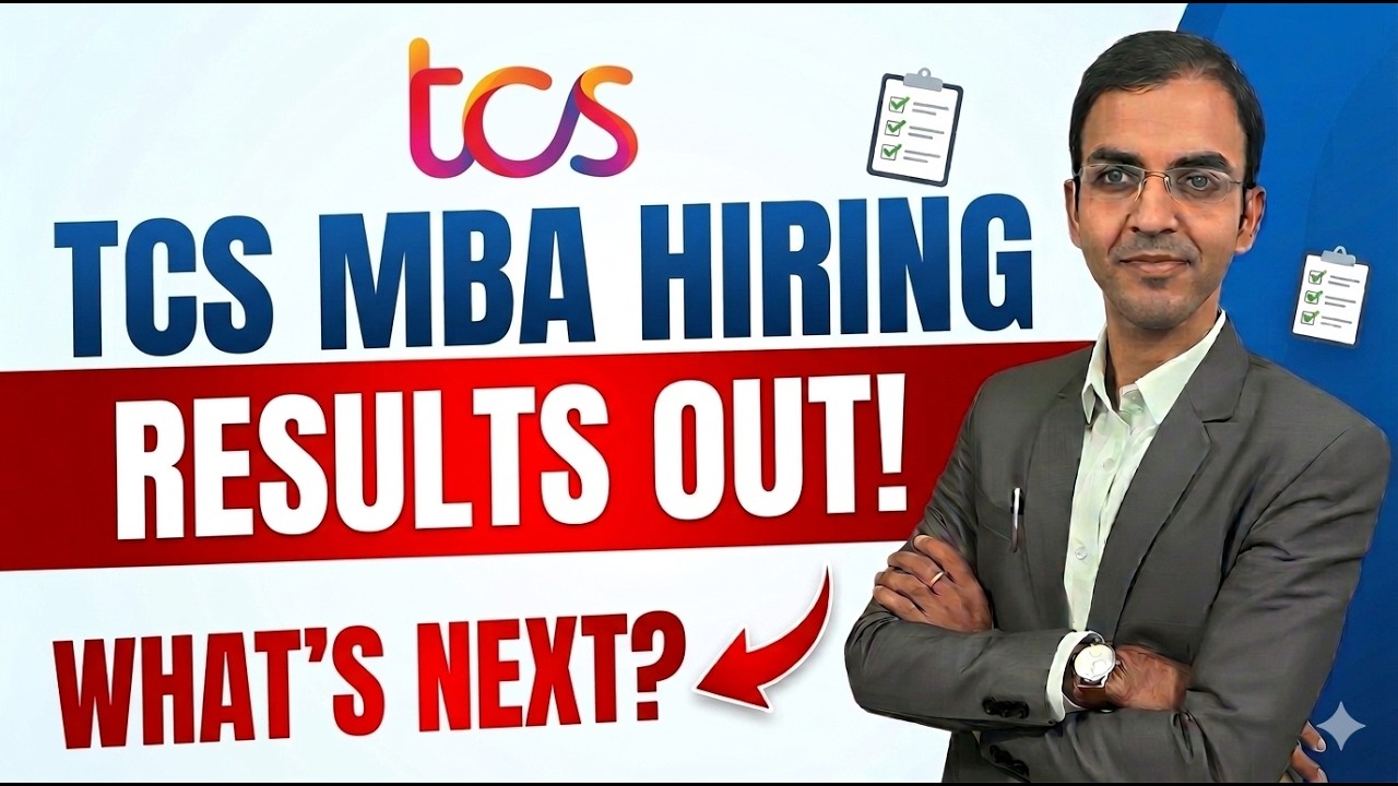 Results Out! TCS MBA Hiring 2026 Written Round | What's Next ?
