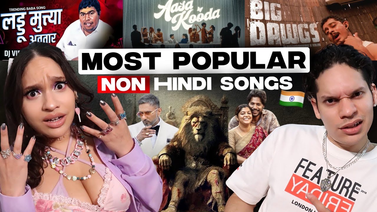 Latinos react to 'The Most Popular Non-Hindi songs in India of 2024 ft Telugu, Tamil, Marathi +