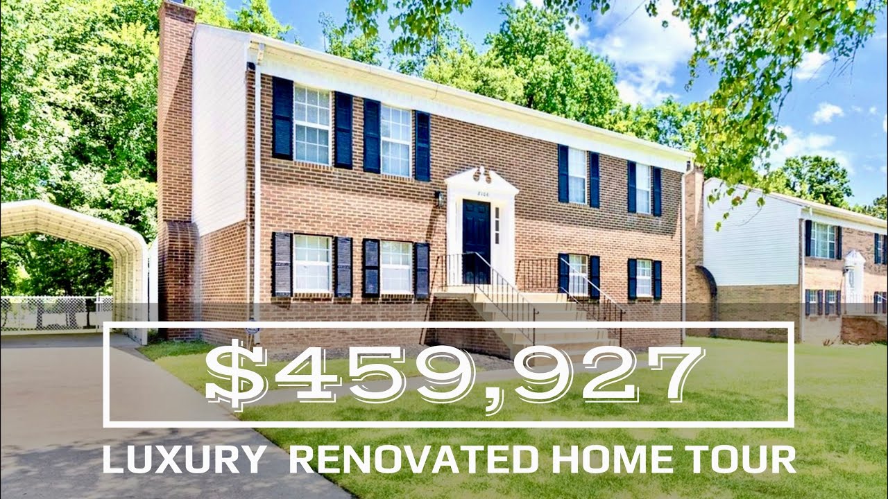 Fort Washington, MD - Affordable Luxury Renovated Home in Caroline Woods - Luxury Home Tour