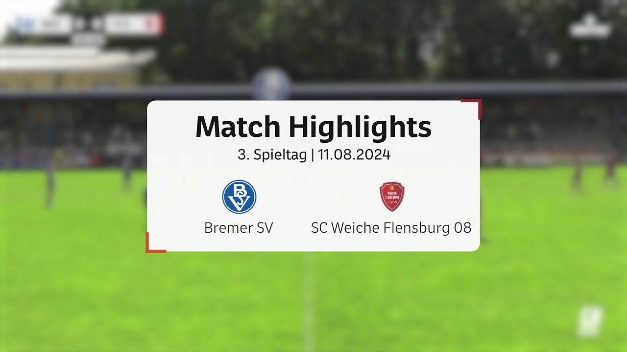 6 Tore Spektakel in Bremen mit Happy End für Flensburg I Regionalliga Nord 3. Spieltag