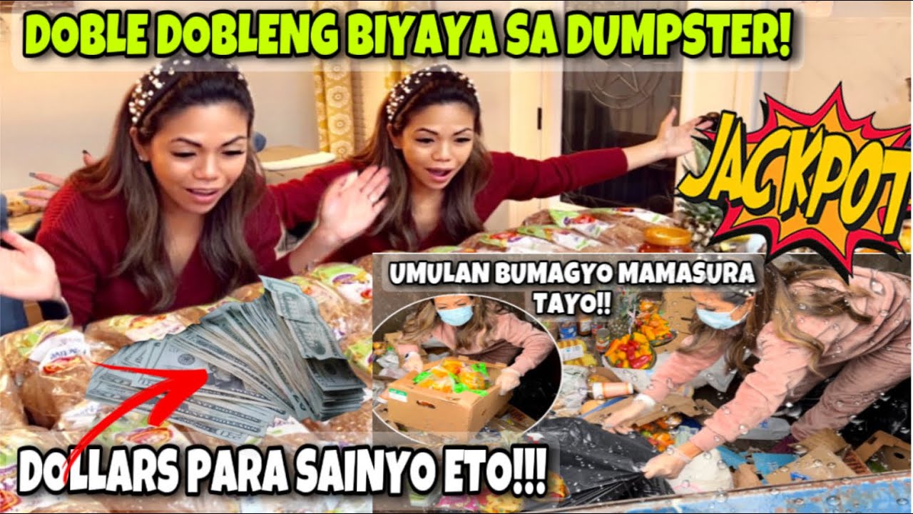DUMPSTER DIVING | TERIBLE UMULAN BUMAGYO SUGOD PA DIN KAMI NI MR! | MASSIVE JACKPOT!! 🇺🇸🇵🇭