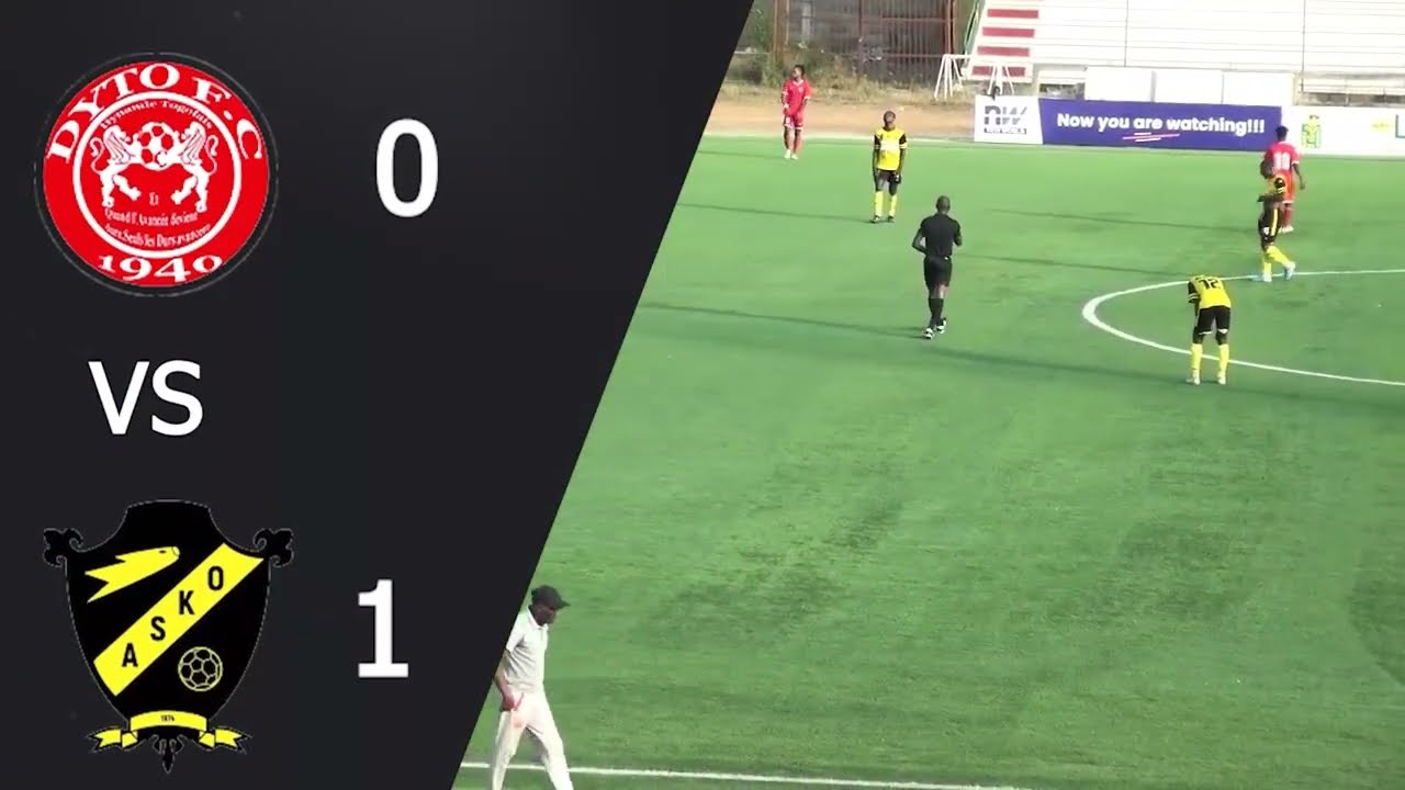 Résumé : Dyto FC 0-1 Asko FC | 14ème journée de la D1 LONATO |