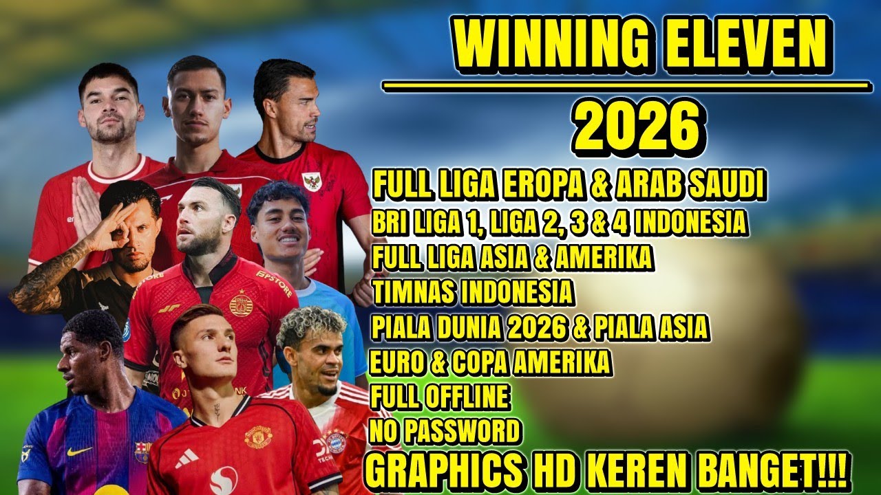 WINNING ELEVEN 2012 MOD 2026| NEW UPDATE FULL TRANSFERS & KITS 2025/26