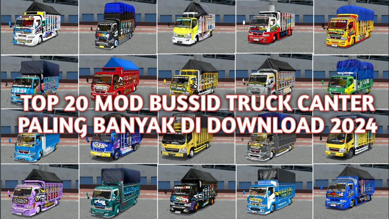 Top 20 Mod Bussid Truck Canter Paling Banyak di Download