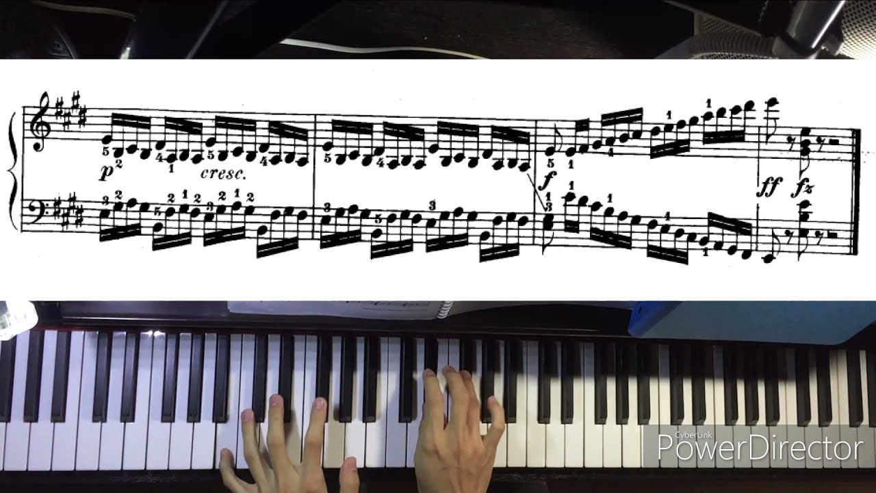 Etude in E, Op. 299 No. 29 - Carl Czerny | THIEN VU Piano