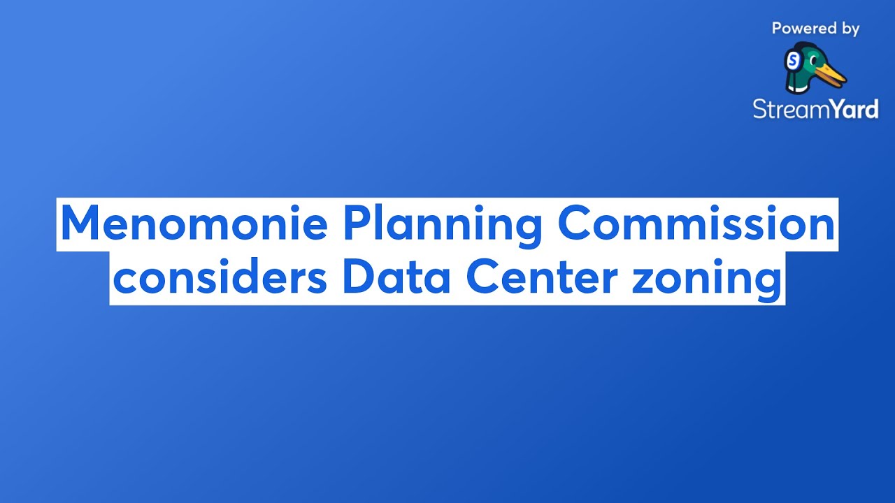 Menomonie Planning Commission considers Data Center zoning