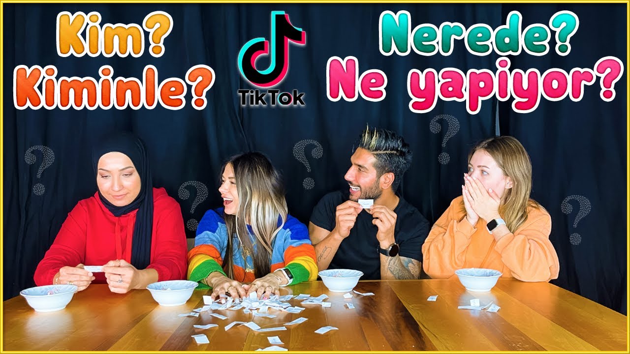 Kim, Kiminle, Nerede, Ne Yapıyor ? (Tiktok Fenomenleri)