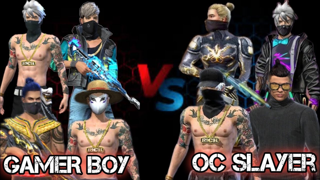 GAMER BOY VS OC SLAYER CUSTOM     4 VS 4 CUSTOM OPAN CHALLENGE