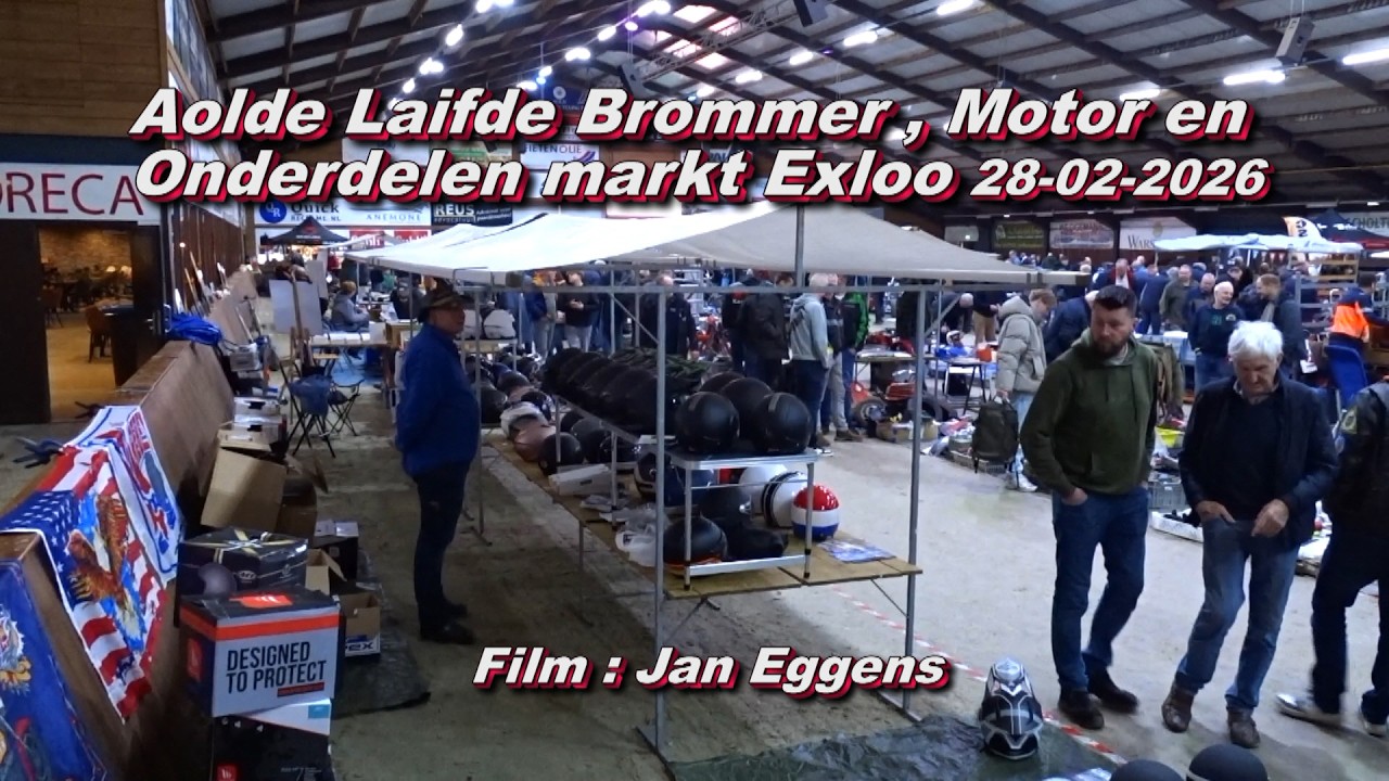 Aolde Laifde , Brommers , Motoren ,en Onderdelenmarkt Exloo 28 02 2026
