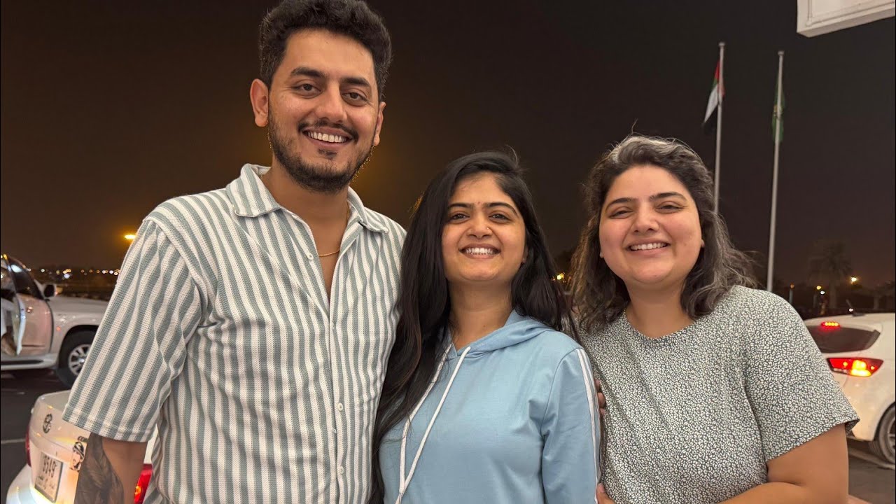 Avani chali India | Dubai to Hyderabad | #gujarati #family #familytime #shopping  #uae #india 