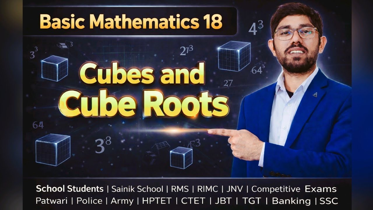 Basic Mathematics 18 | Cubes and Cube Roots