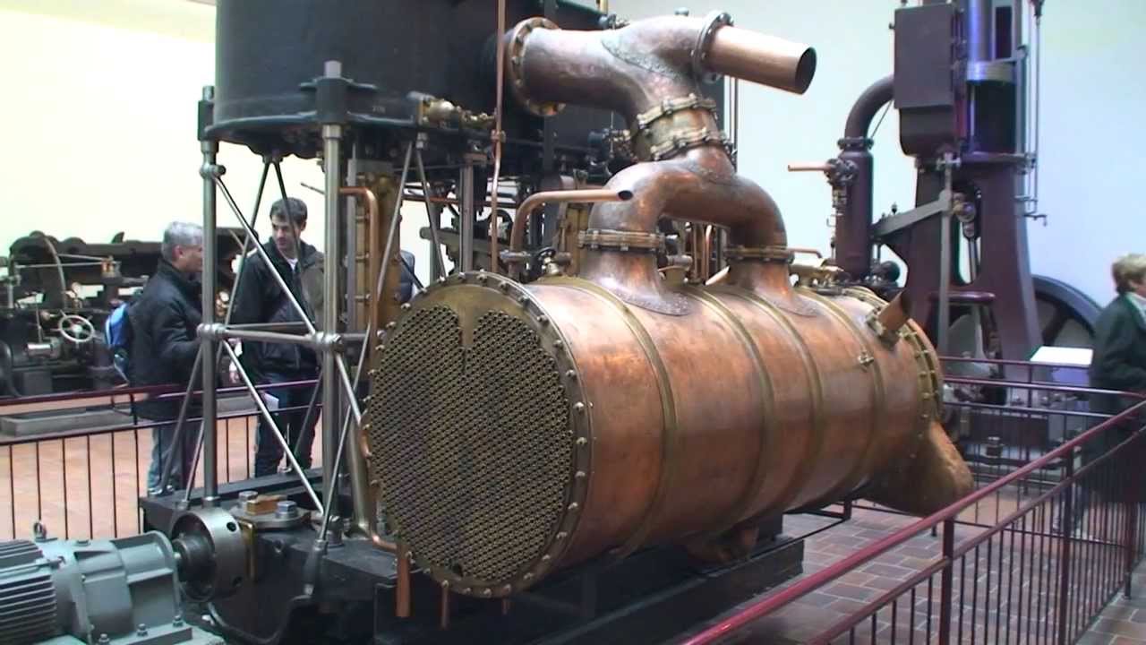 Triple-Expansion Torpedo Boat Engine (1883) - Deutsches Museum München