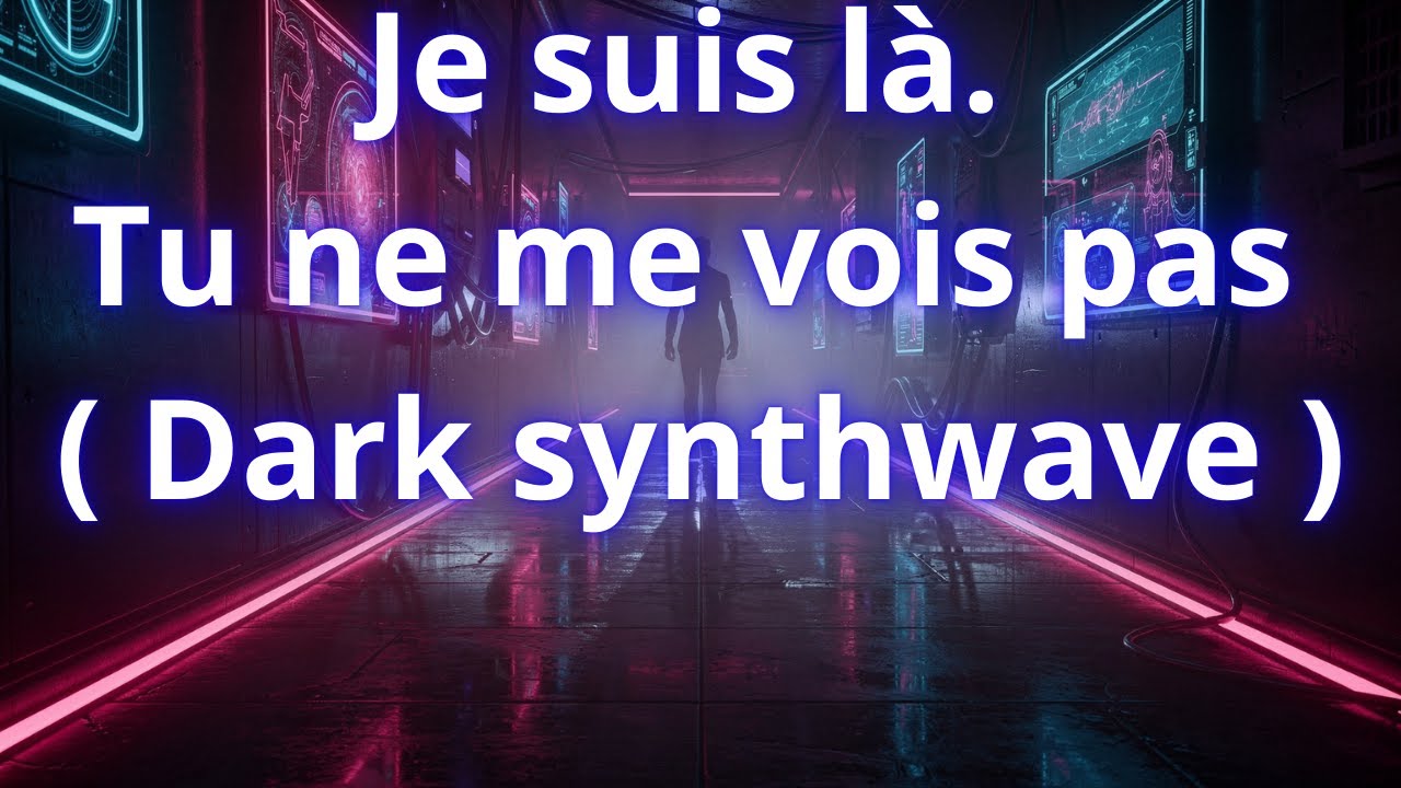 Je suis là. Tu ne me vois pas ( Dark synthwave )
