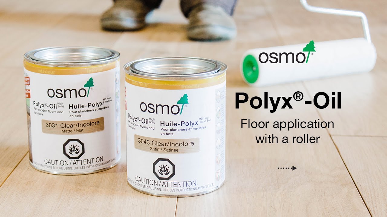 Polyx®-Oil Original | Нанесение на пол валиком