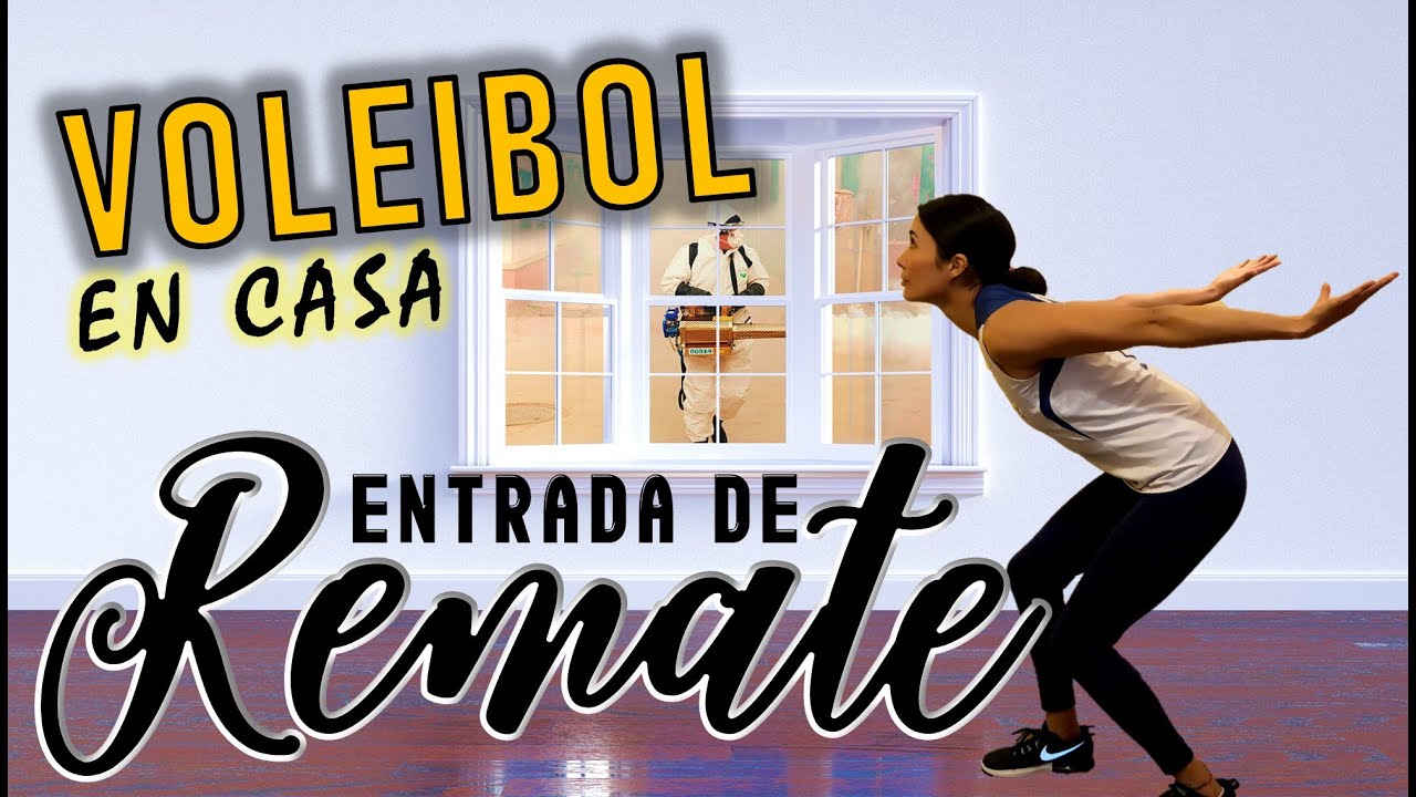 ENTRENAMIENTO DE VOLEIBOL EN CASA | Entrada de remate