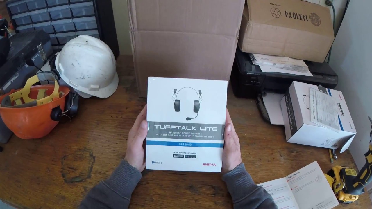 Sena Tufftalk Lite unboxing (hardhat mount)