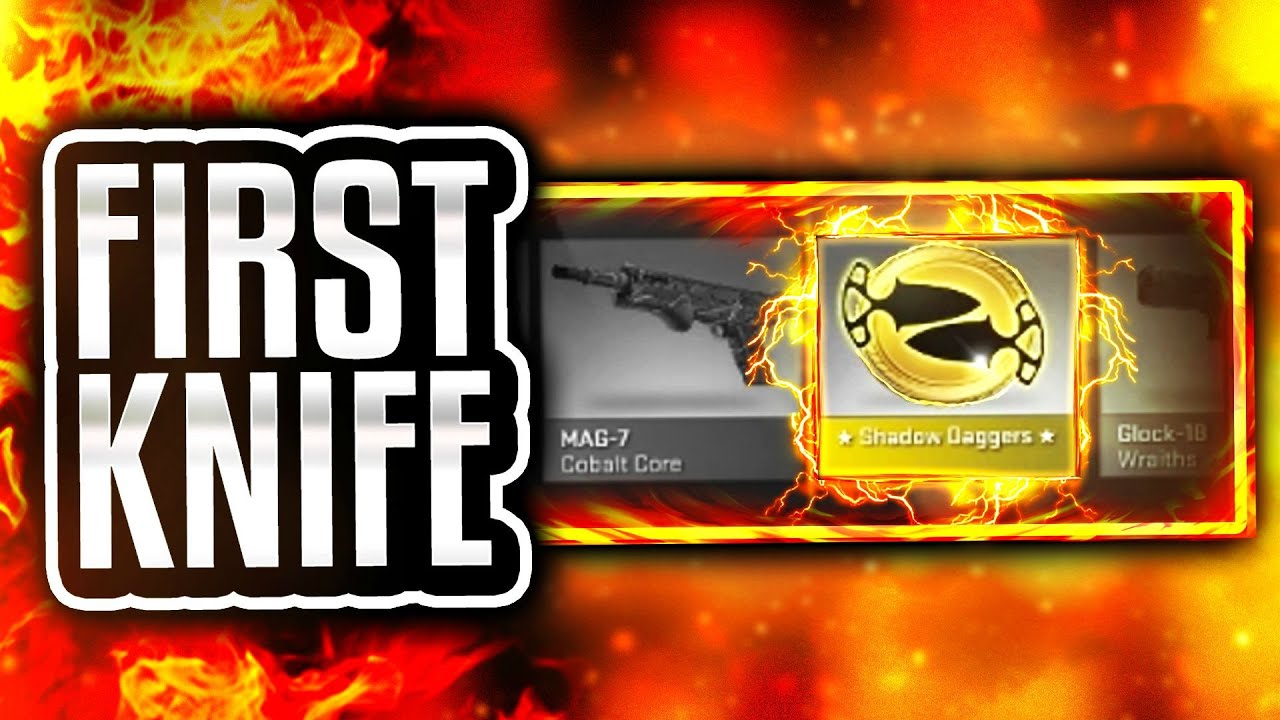 FIRST KNIFE UNBOXING! (CS:GO Shadow Case Opening)
