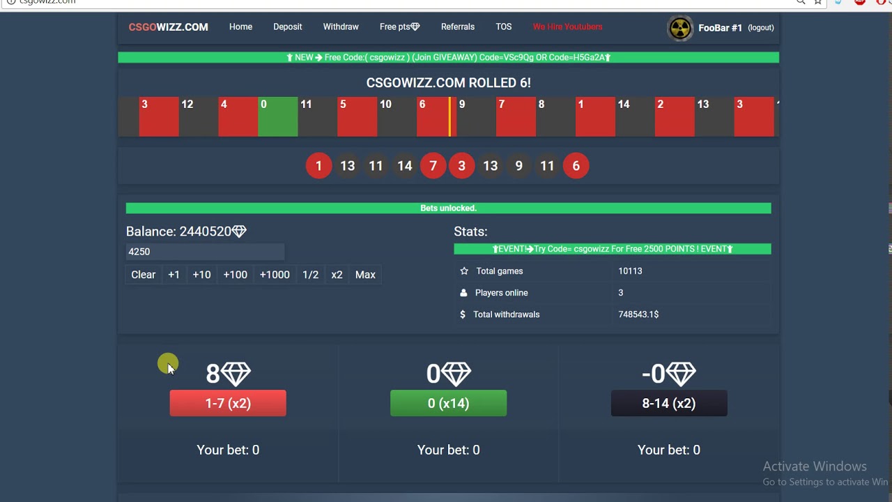 CSGO Bet full black Best gambling method
