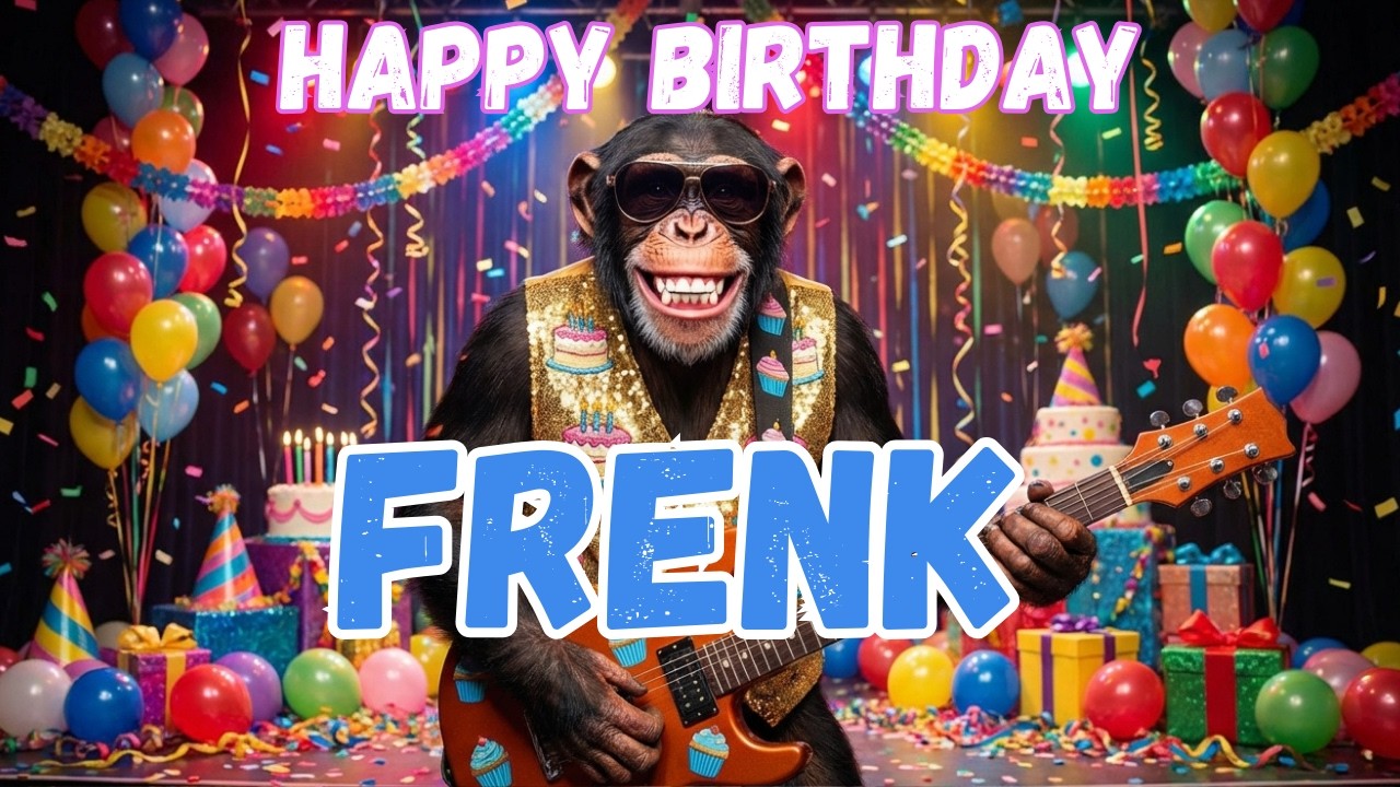 FRENK Happy Birthday Song - Happy Birthday to Frenk