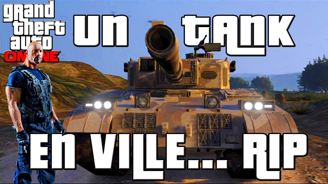 GTA Online - PS4: Un Tank en Ville... RIP! ft Le Bled'art [FR]