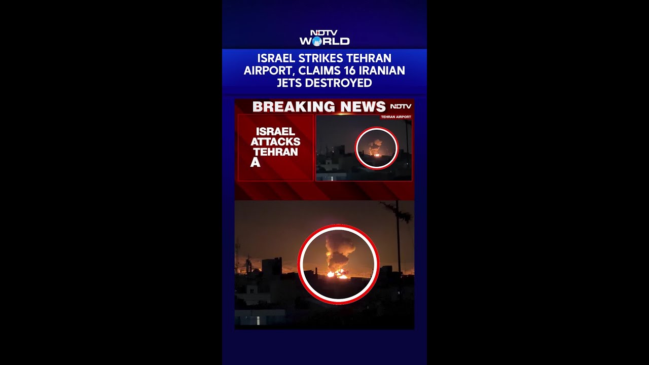 Tehran Airport Targeted: Israel Claims Major Strike On Iranian Jets