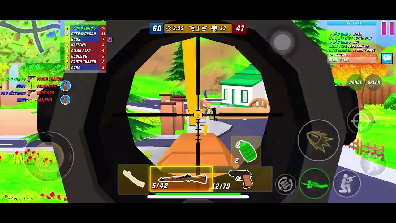 Progameplay sniper map jack street.
