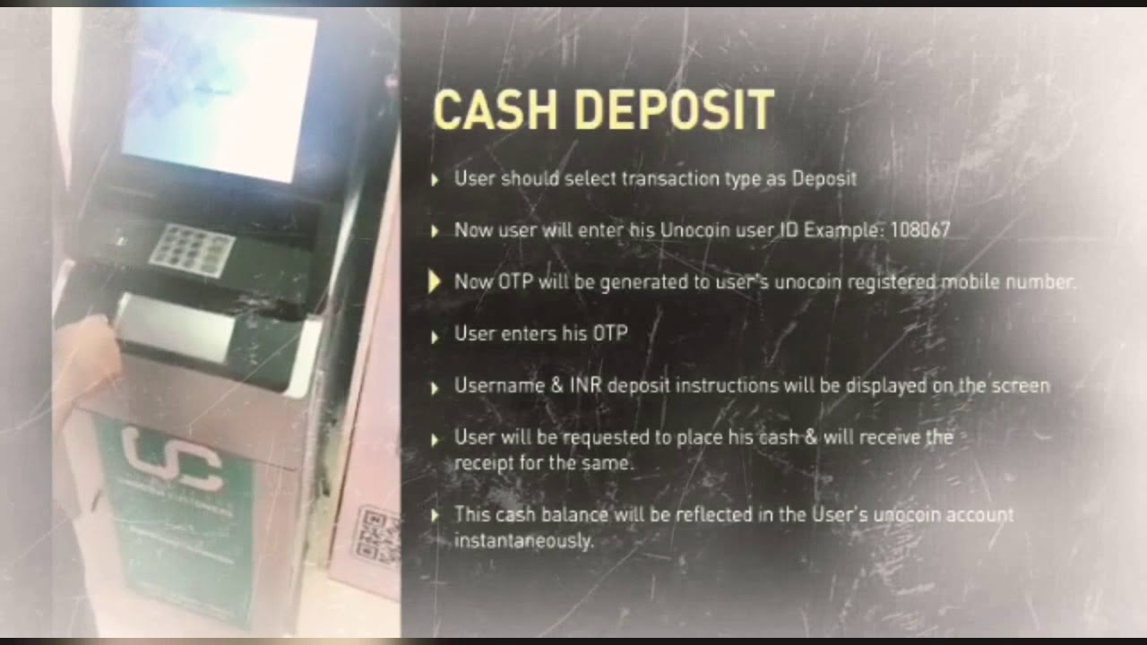 Unocoin introduces its first ATM&nbsp;(How does the ATM work?)