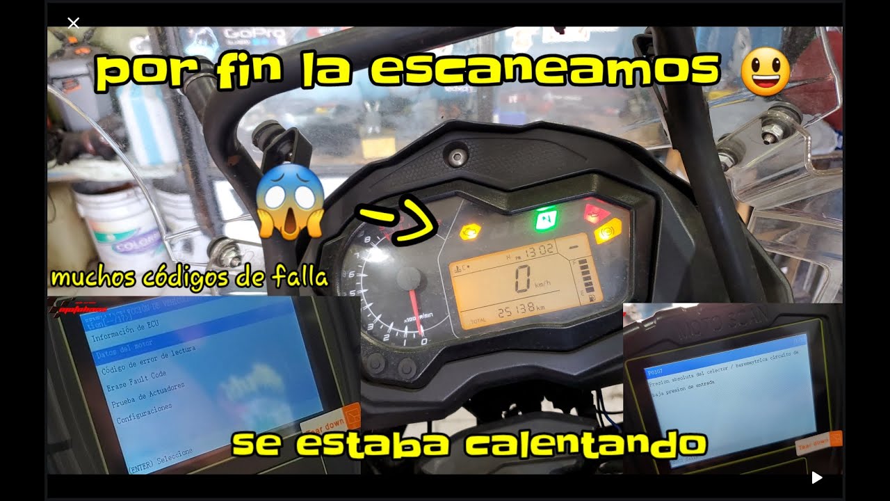 Escaner para la benelli trk 502 corrección de problemas de sobrecalentamiento