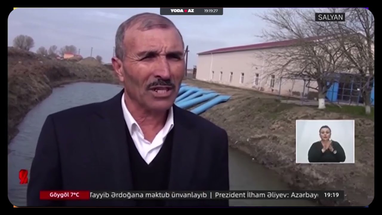 Salyan, Neftçala və Sabirabadda kanallar lildən təmizlənir - Real TV 07.02.2026