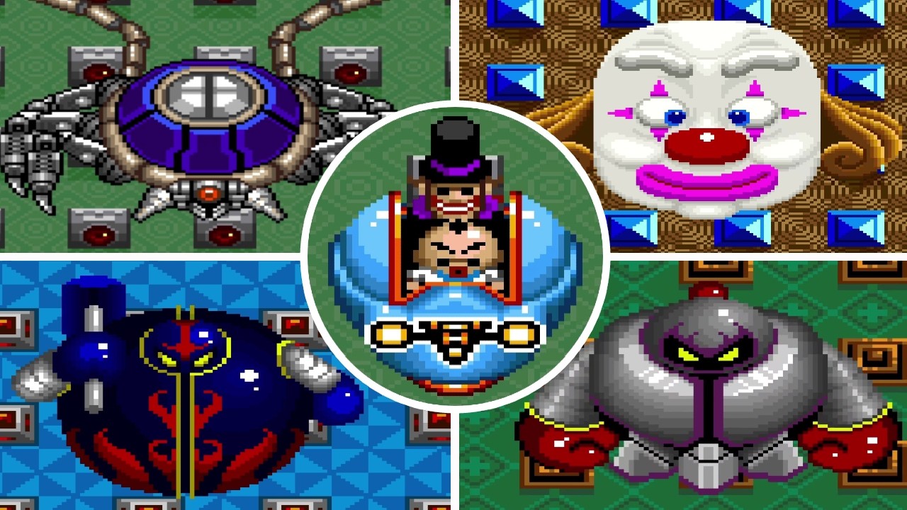 Super Bomberman - All Bosses (No Damage) | Todos los Jefes sin Daño