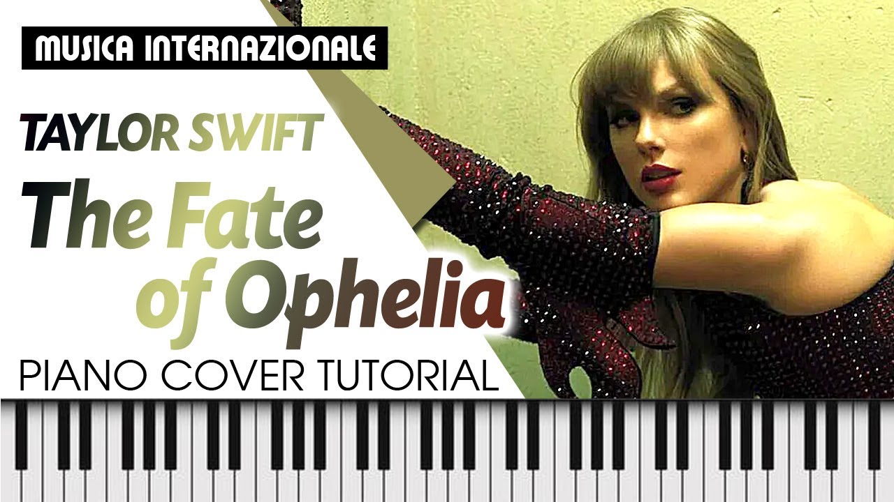 🎵 The Fate of Ophelia &ndash; Easy Slow Piano Tutorial 🎹 Synthesia Cover ✨ | Taylor Swift