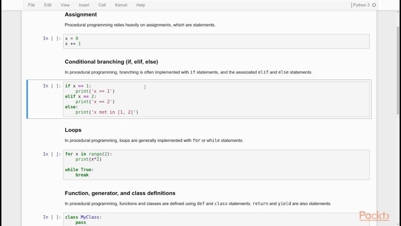 Functional Programming in Python : The Difference Between Statements and Expressions | packtpub.com