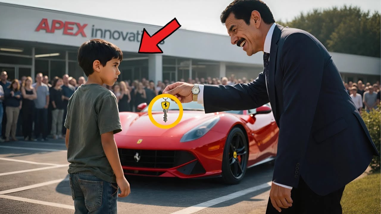 MILLONARIO HUMILLA A NIÑO: “ARREGLA MI FERRARI Y ES TUYO” — SE PONE PÁLIDO CUANDO LO HACE EN 30 SEG.