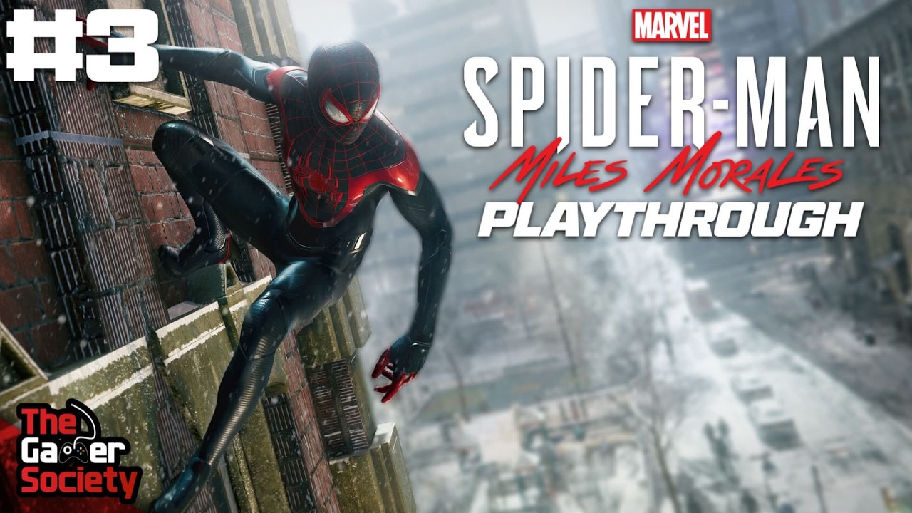 🔴SPIDER-MAN: MILES MORALES | FINISHING 100% BASE GAME - III - 3!