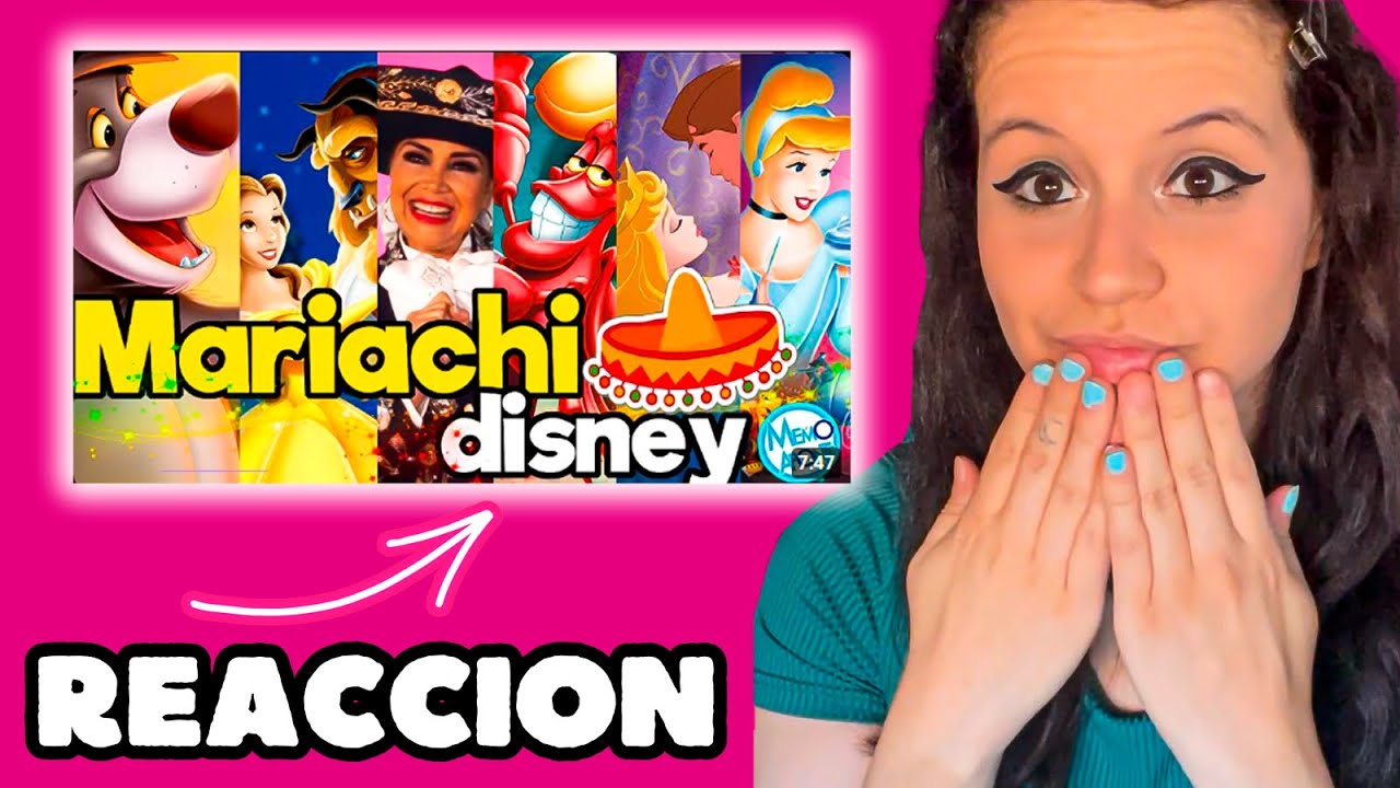 ESPAÑOLA Reacciona a MARIACHI DISNEY ft Aida Cuevas