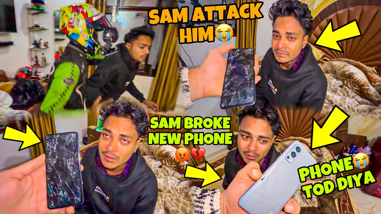 Sam Broke😡 New Phone💔 Sibu Crying😭 Badly | Gift Tod diya SUPERBIKE Preparation for Ladakh Ride